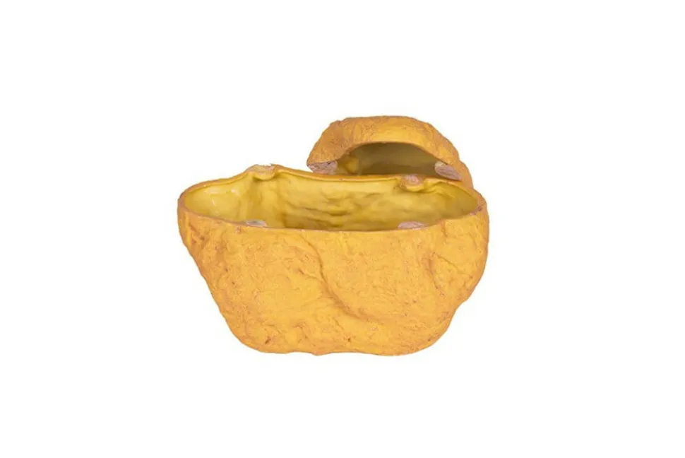 LA FERME TROPICALE - Cachette small 16,5 x 12 x 7,5 cm avec couvercle magnétique - grotte pour reptiles (lézards, serpents)