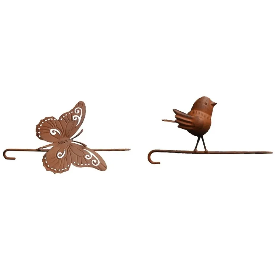 LA GRANDE PRAIRIE - Ensemble de 2 supports boule de graisse oiseau papillon