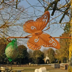 LA GRANDE PRAIRIE - Ensemble de 2 supports boule de graisse oiseau papillon