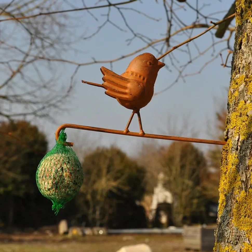 LA GRANDE PRAIRIE - Ensemble de 2 supports boule de graisse oiseau papillon