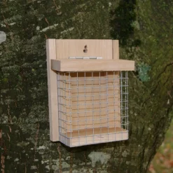 LE LIVET - Mangeoire oiseau libre-service châtaignier