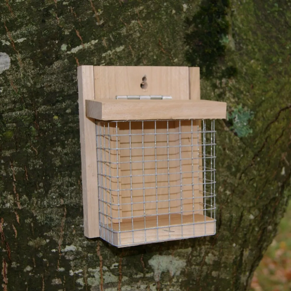 LE LIVET - Mangeoire oiseau libre-service châtaignier