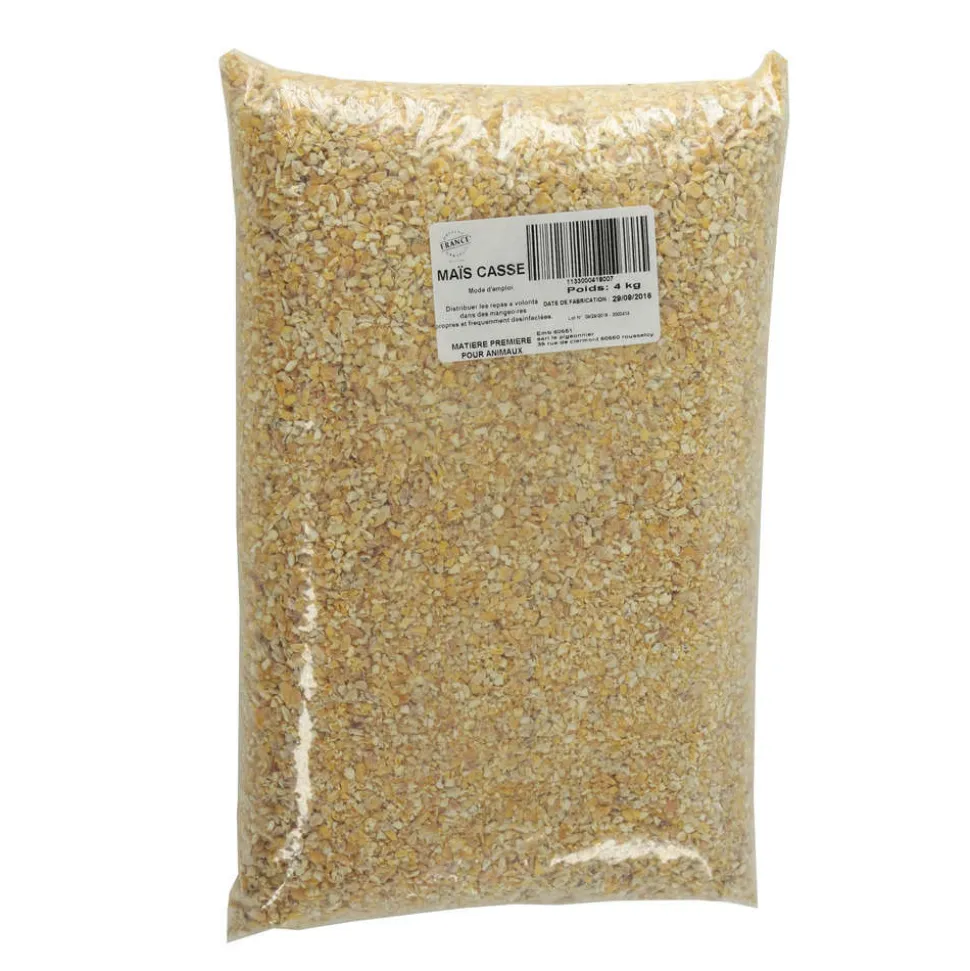 LE PIGEONNIER - Maïs cassé français pour poules - 4 kg