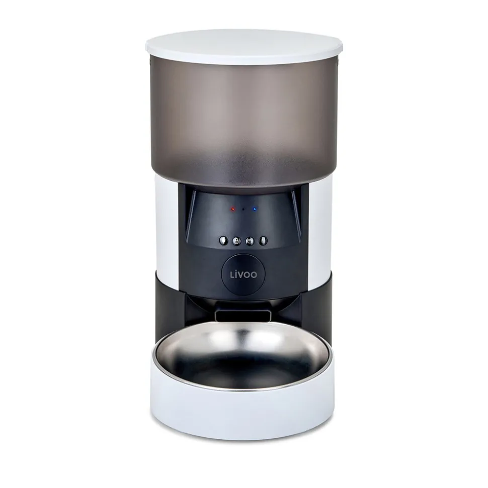 LIVOO - Livoo distributeur de croquettes automatique 5w blanc - pet100