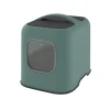 Maison de toilette Biala pour chat coloris vert de gui 51x39.5x44.3cm