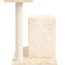MAISON EXCLUSIVE - Arbre à chat avec griffoir en sisal crème 51 cm