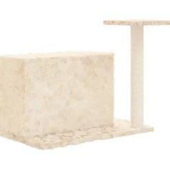 MAISON EXCLUSIVE - Arbre à chat avec griffoir en sisal crème 51 cm