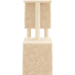 MAISON EXCLUSIVE - Arbre à chat avec griffoirs en sisal crème 86 cm