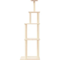 MAISON EXCLUSIVE - Arbre à chat avec griffoirs en sisal crème 183 cm