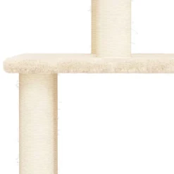 MAISON EXCLUSIVE - Arbre à chat avec griffoirs en sisal crème 183 cm