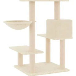 MAISON EXCLUSIVE - Arbre à chat avec griffoirs en sisal crème 82,5 cm