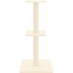 MAISON EXCLUSIVE - Arbre à chat avec griffoirs en sisal crème 73 cm