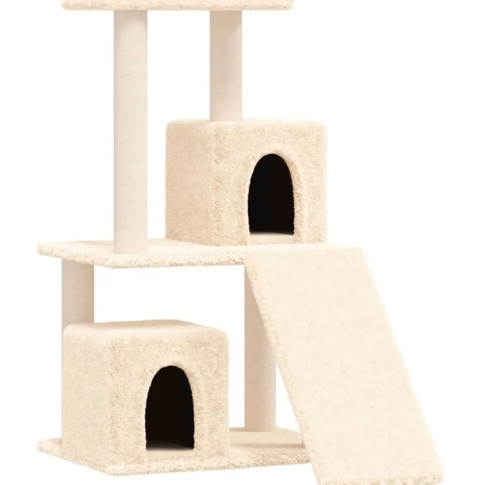 MAISON EXCLUSIVE - Arbre à chat avec griffoirs en sisal crème 82 cm