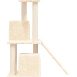 MAISON EXCLUSIVE - Arbre à chat avec griffoirs en sisal crème 82 cm