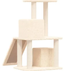 MAISON EXCLUSIVE - Arbre à chat avec griffoirs en sisal crème 82 cm