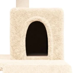 MAISON EXCLUSIVE - Arbre à chat avec griffoirs en sisal crème 82 cm