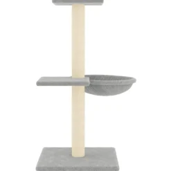 MAISON EXCLUSIVE - Arbre à chat avec griffoirs en sisal gris clair 72 cm