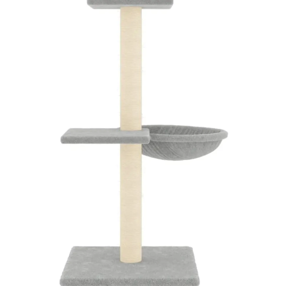 MAISON EXCLUSIVE - Arbre à chat avec griffoirs en sisal gris clair 72 cm