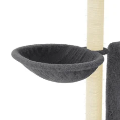 MAISON EXCLUSIVE - Arbre à chat avec griffoirs en sisal gris foncé 96,5 cm