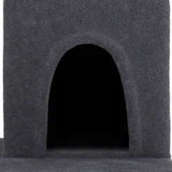 MAISON EXCLUSIVE - Arbre à chat avec griffoirs en sisal gris foncé 154 cm
