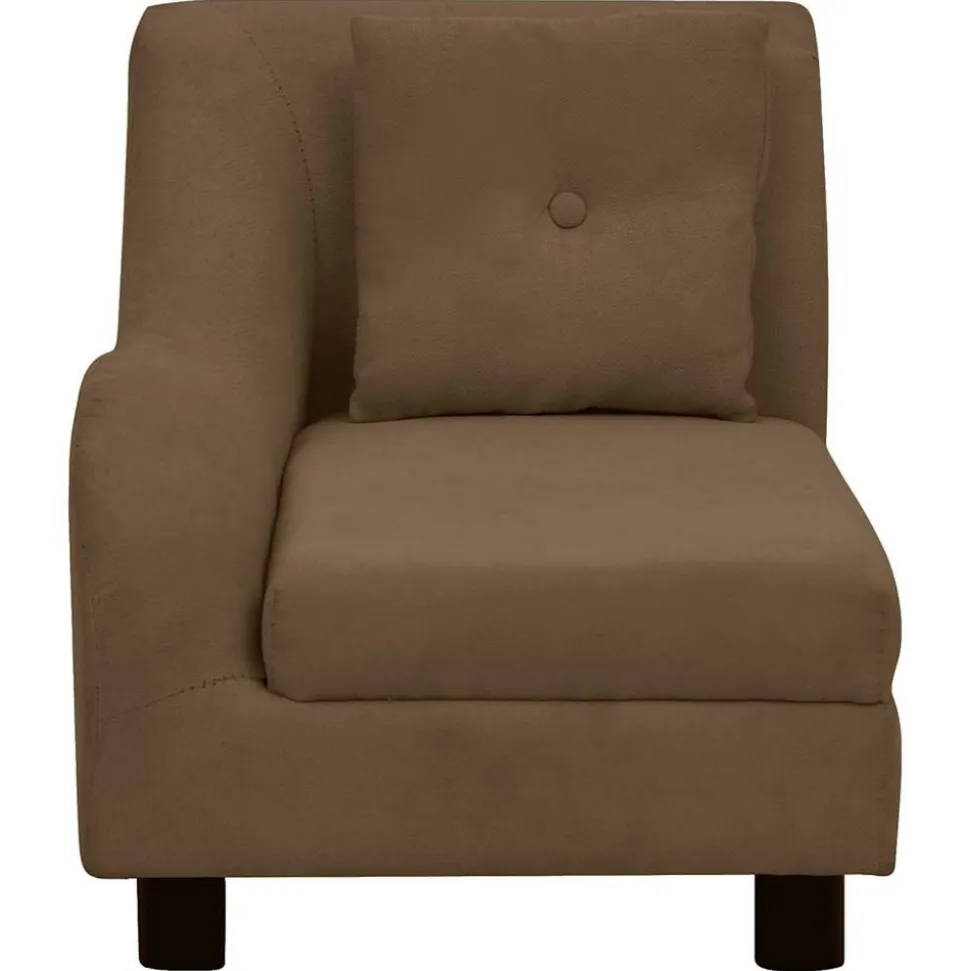 MAISON EXCLUSIVE - Canapé pour chien avec oreiller marron 83x44x44 cm peluche