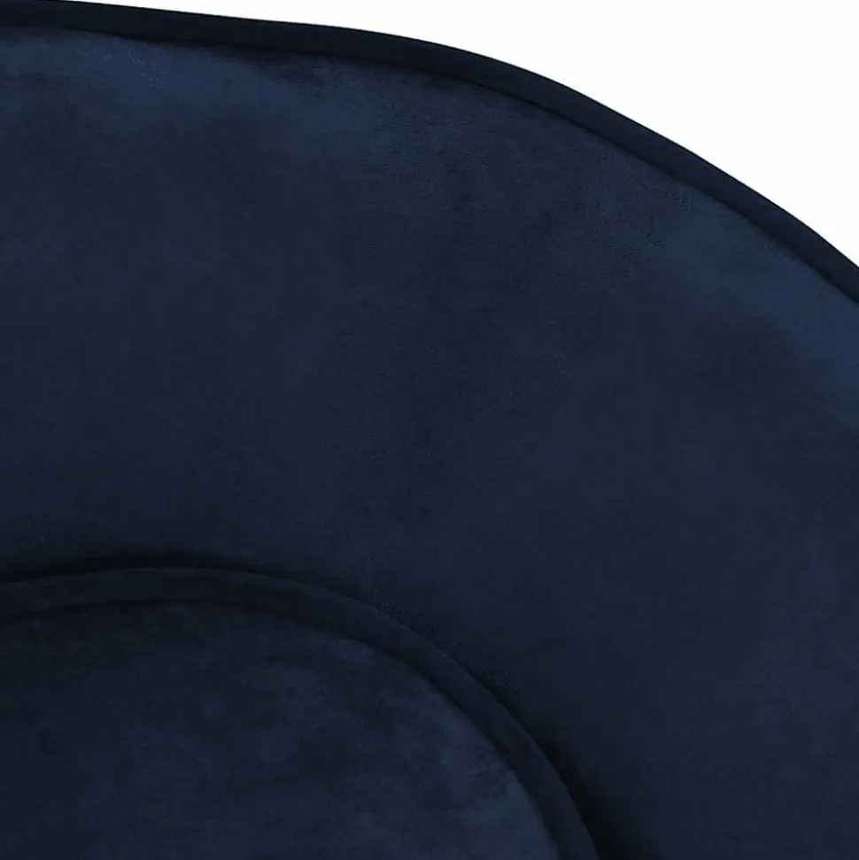 MAISON EXCLUSIVE - Canapé pour chien bleu 67x47x36 cm peluche