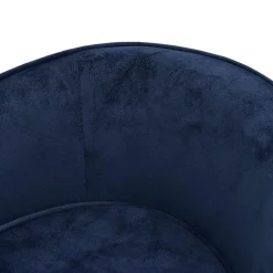 MAISON EXCLUSIVE - Canapé pour chien bleu 69x49x40 cm peluche et similicuir
