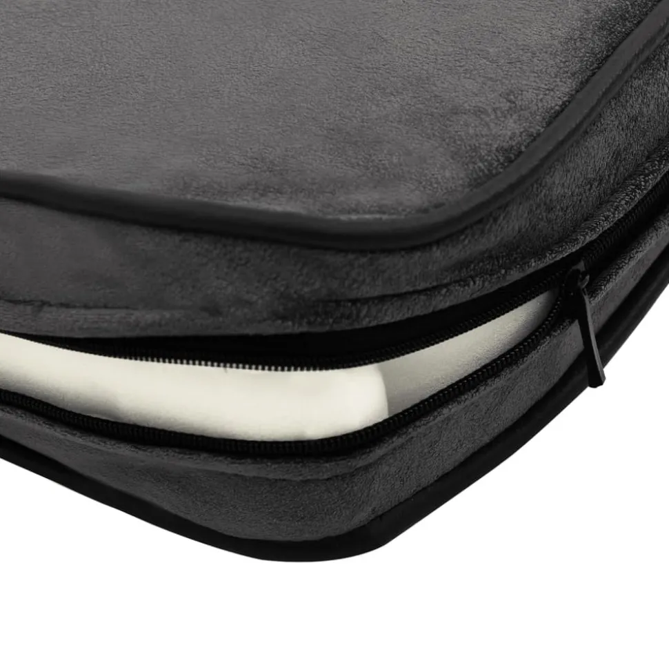 MAISON EXCLUSIVE - Canapé pour chien gris foncé 81x43x31 cm peluche et similicuir