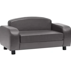 MAISON EXCLUSIVE - Canapé pour chien gris 80x50x40 cm similicuir