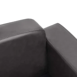 MAISON EXCLUSIVE - Canapé pour chien gris 80x50x40 cm similicuir