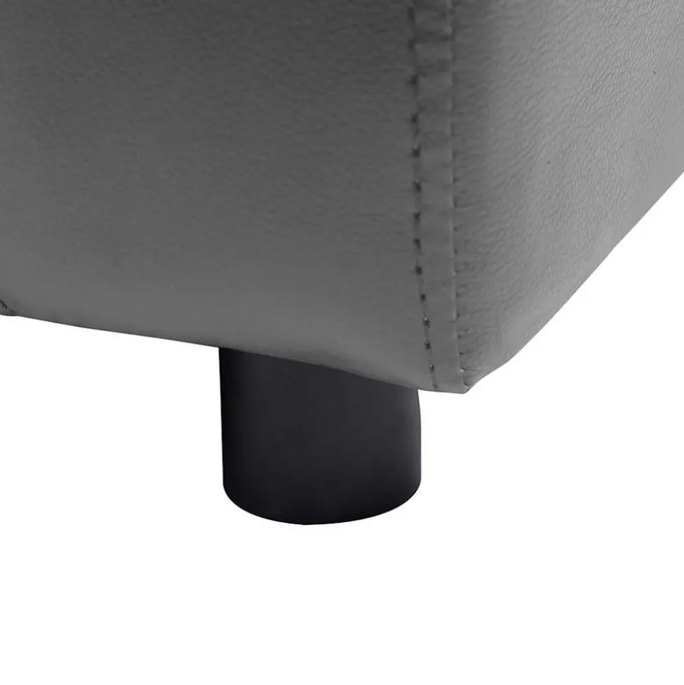 MAISON EXCLUSIVE - Canapé pour chien gris 80x50x40 cm similicuir