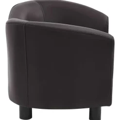 MAISON EXCLUSIVE - Canapé pour chien marron 67x41x39 cm similicuir