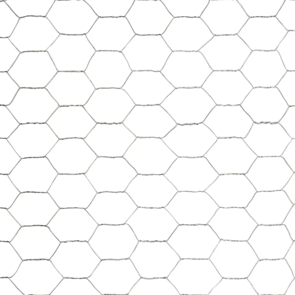 MAISON EXCLUSIVE - Grillage pour volière acier galvanisé 25x1,5 m argenté
