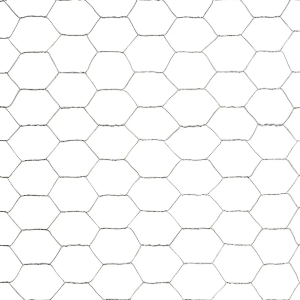 MAISON EXCLUSIVE - Grillage pour volière acier galvanisé 25x1,2 m argenté