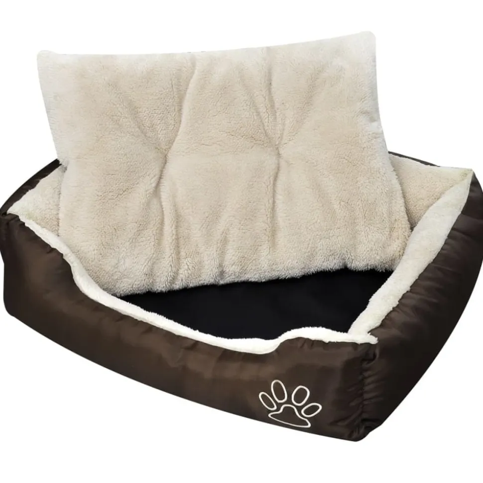 MAISON EXCLUSIVE - Lit chaud pour chiens avec coussin rembourré taille m