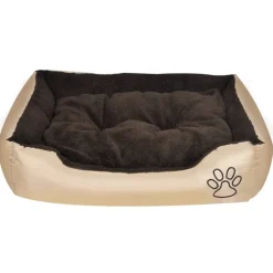 MAISON EXCLUSIVE - Lit chaud pour chiens avec coussin rembourré taille xl
