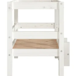 MAISON EXCLUSIVE - Lit pour chien blanc 55,5x53,5x60 cm bois de pin solide