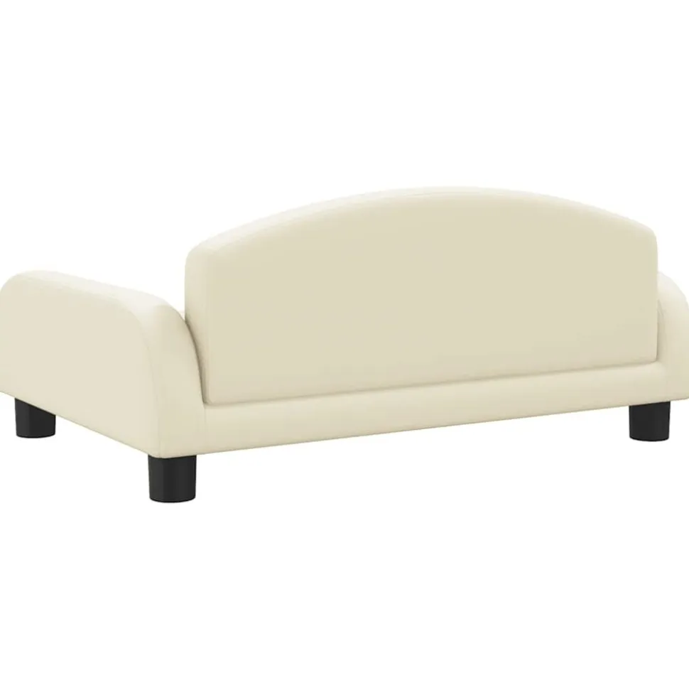 MAISON EXCLUSIVE - Lit pour chien crème 70x45x30 cm similicuir