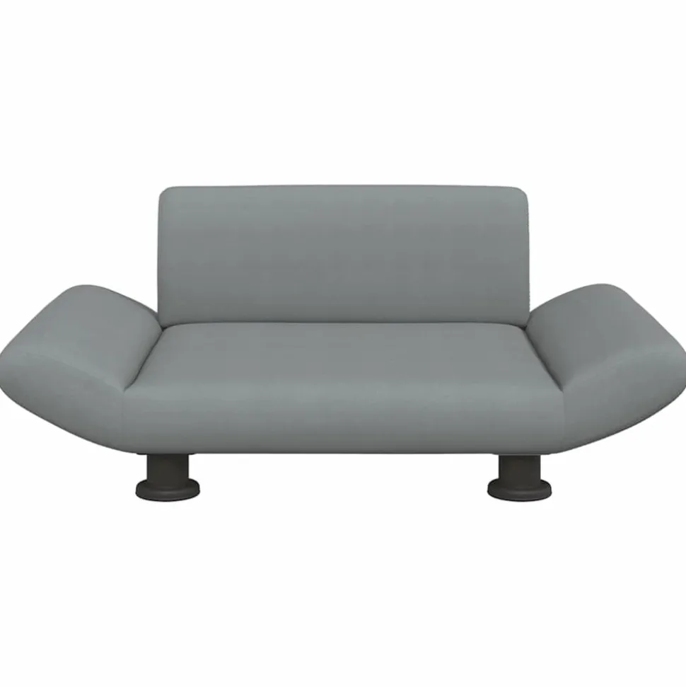 MAISON EXCLUSIVE - Lit pour chien gris clair 70x45x28 cm tissu