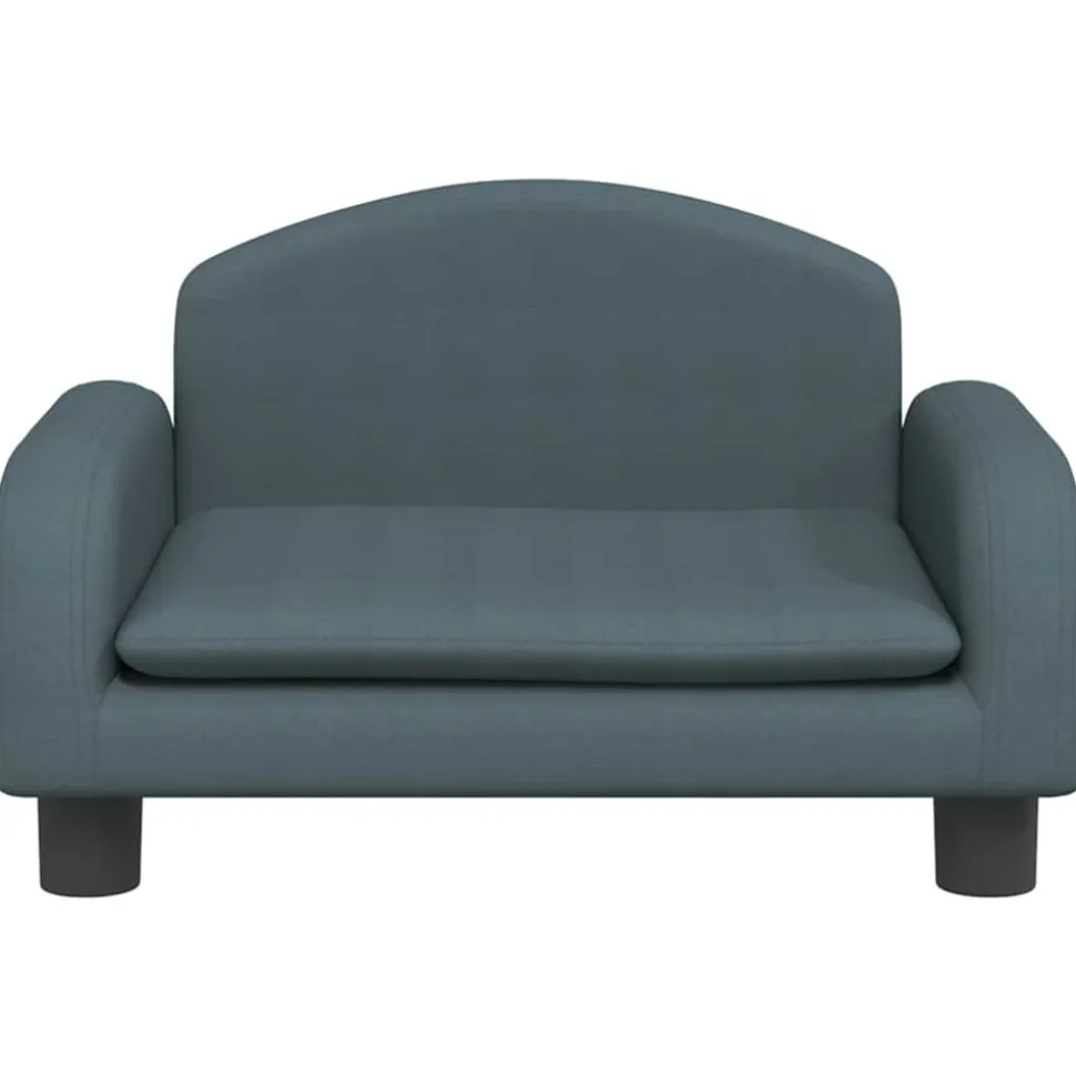 MAISON EXCLUSIVE - Lit pour chien gris foncé 50x40x30 cm tissu