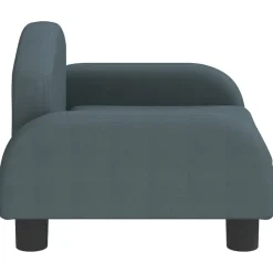 MAISON EXCLUSIVE - Lit pour chien gris foncé 50x40x30 cm tissu