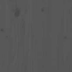 MAISON EXCLUSIVE - Lit pour chien gris 111x80x100 cm bois de pin solide