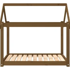 MAISON EXCLUSIVE - Lit pour chien marron miel 101x70x90 cm bois de pin solide