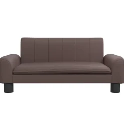 MAISON EXCLUSIVE - Lit pour chien marron 70x45x30 cm similicuir