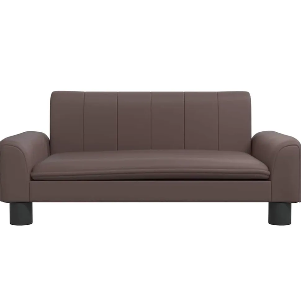 MAISON EXCLUSIVE - Lit pour chien marron 70x45x30 cm similicuir