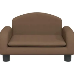 MAISON EXCLUSIVE - Lit pour chien marron 50x40x30 cm tissu
