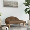 MAISON EXCLUSIVE - Lit pour chien marron 70x52x30 cm tissu