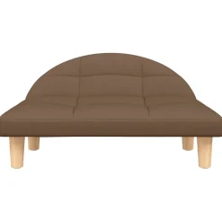MAISON EXCLUSIVE - Lit pour chien marron 70x52x30 cm tissu