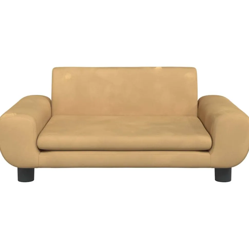 MAISON EXCLUSIVE - Lit pour chien marron 70x45x33 cm velours