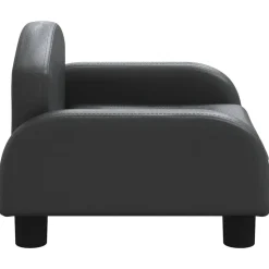 MAISON EXCLUSIVE - Lit pour chien noir 50x40x30 cm similicuir